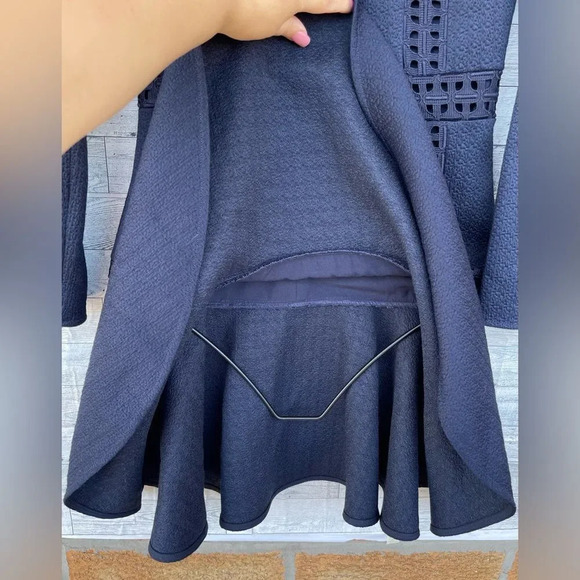 PROSE & POETRY "Billy" Flounce Fit and Flare Mini Ruffle tiered dress XS - Picture 8 of 13